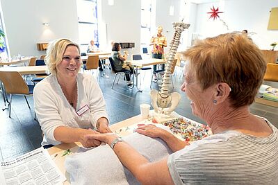 Mit Einblicken Ängste abgebaut