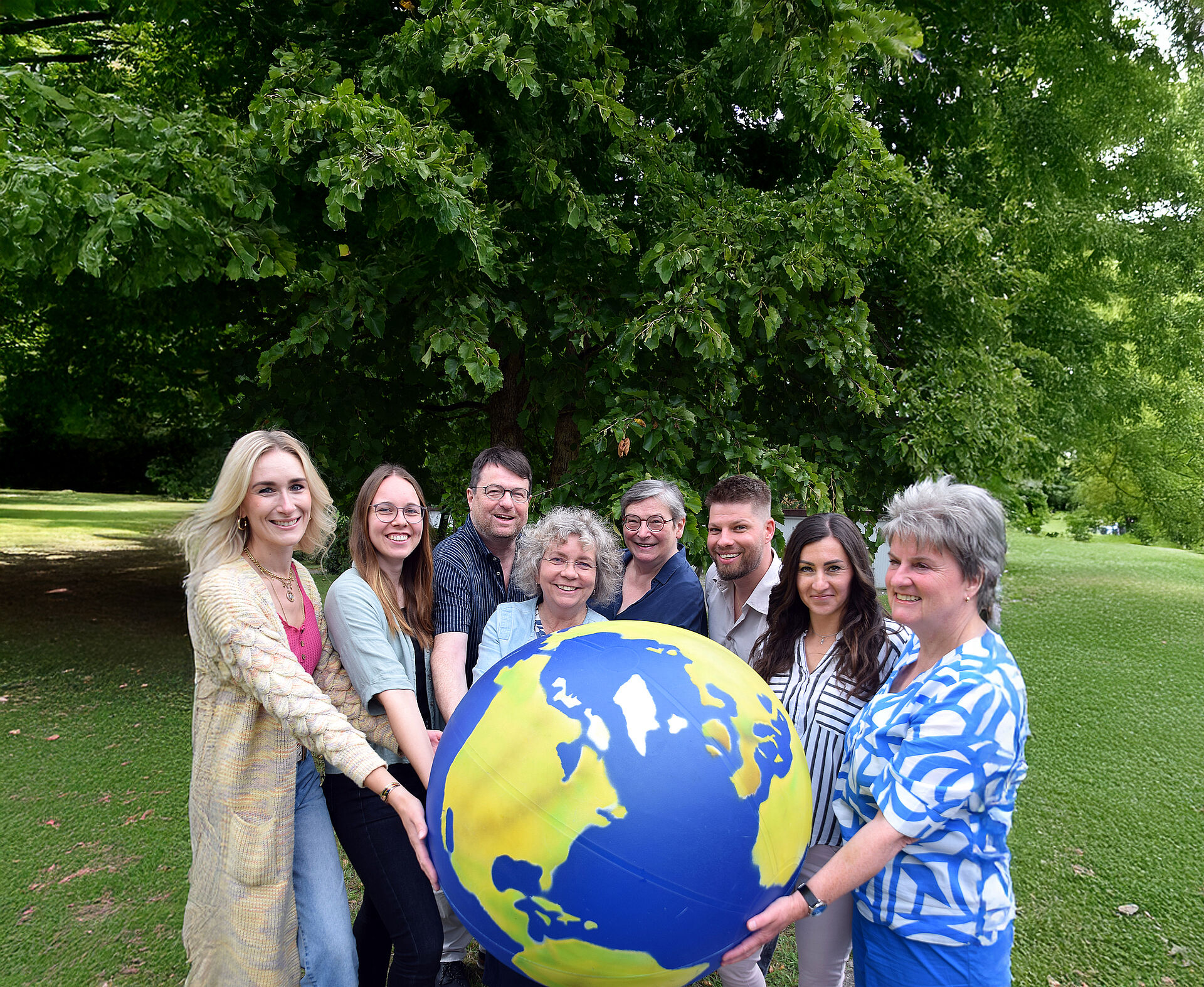 Gruppenbild der Fachstelle eine Welt