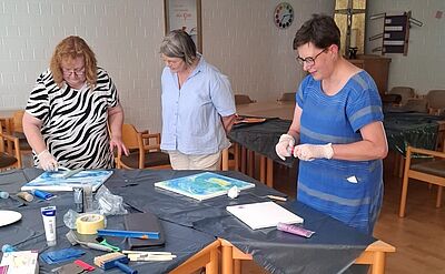 Teambuilding mit Kunstaktion