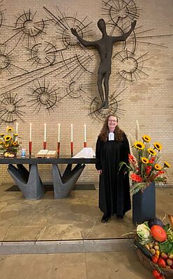 Erster Gottesdienst am Erntedanktag