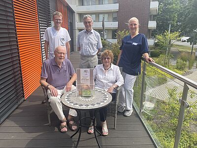 Schriftsteller spendet für die Palliativstation 