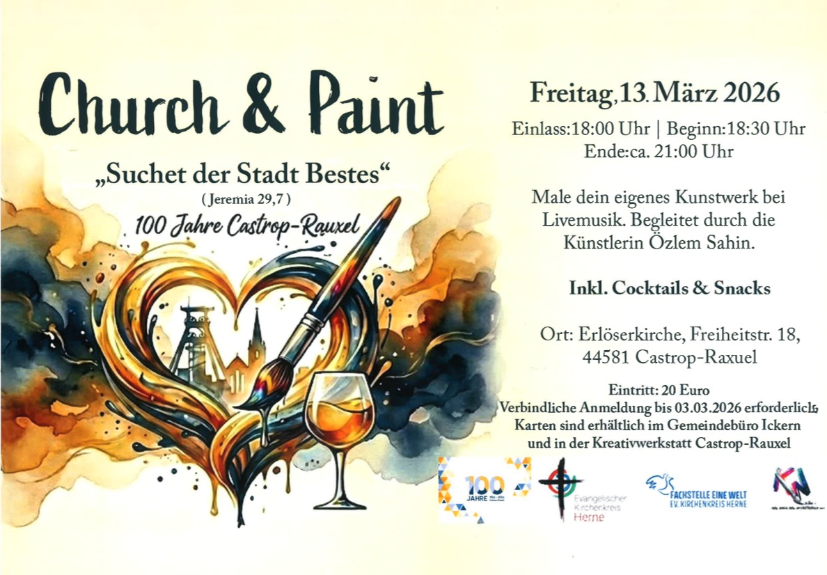 „Church & Paint“ zum Städtegeburtstag