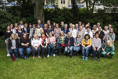 Von Angesicht zu angesichts Erfahrungen ausgetauscht