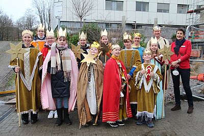 Sternsinger bringen Segenswünsche ins Krankenhaus