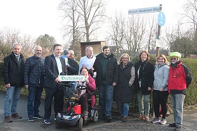 Heinrich Weidmann als neuer Namensgeber