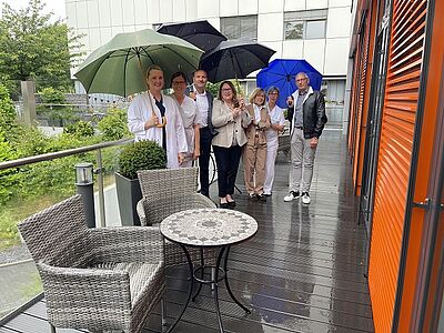 Terrasse erhielt den letzten Schliff