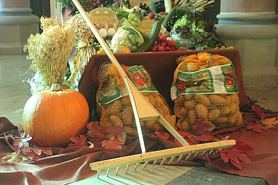 Dank für Ernte und Bitte um Frieden