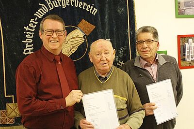 Ehrungen und Neuwahlen