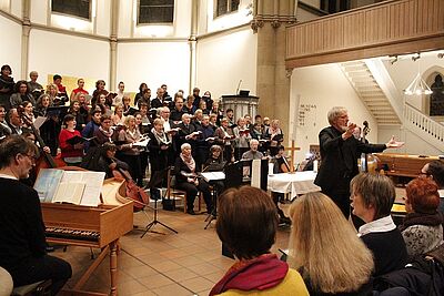 Pluszeichen-Gottesdienst als Abschluss eines Chorworkshops