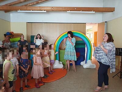 Abschied bei brütender Hitze