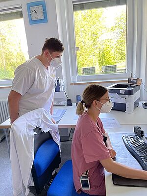 Den Profis über die Schulter geschaut