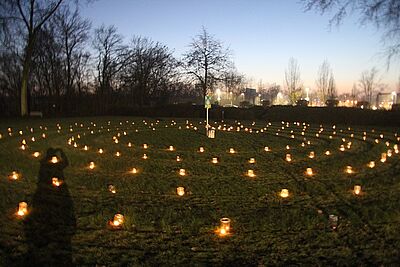 Die Lichtspirale – ein leuchtendes Mutmachsymbol 