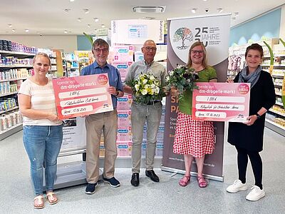 Drogeriemärkte spenden 2000 Euro 