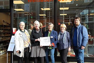Weltladen sammelt für Weltladen