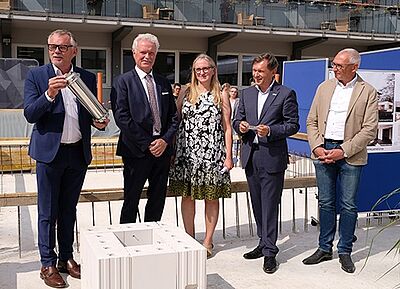 Der Grundstein für Palliativ-Anbau ist gelegt