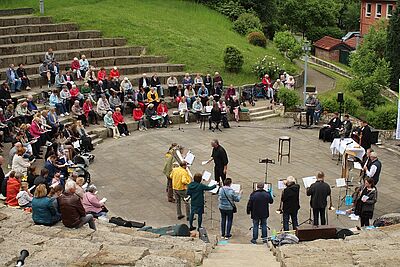 Open-Air-Himmelfahrtsgottesdienst mit zwei Taufen