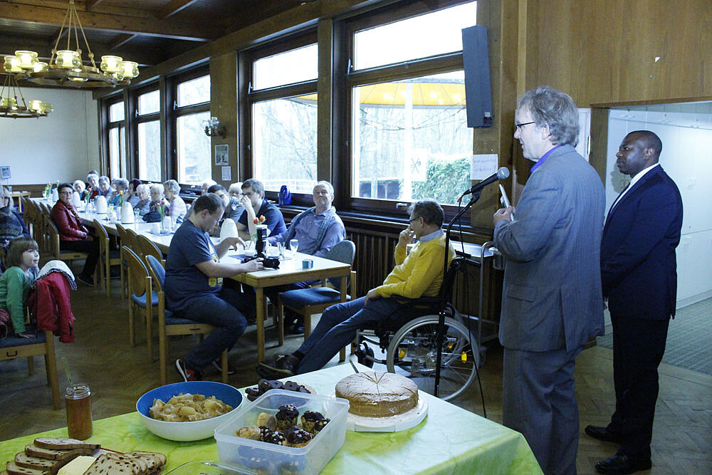 Bericht von Pygmäen beim Neujahrsempfang