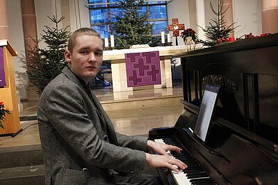 Junger Organist präsentierte Eigenkompositionen