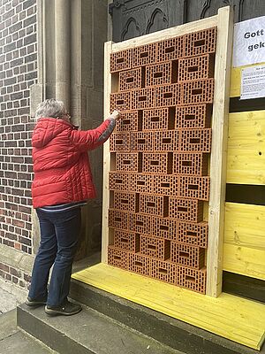 Vor der Pauluskirche stand eine Klagemauer
