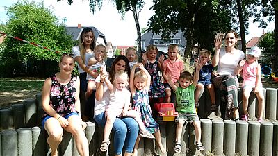 Kirmeskinder in der Cranger Arche