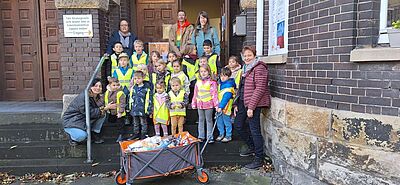 Erntedankgaben für das Zeppelin-Zentrum