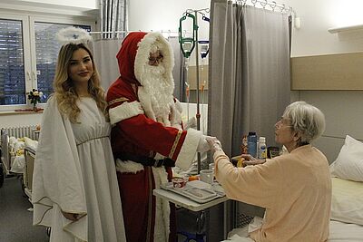 Abwechslung im Krankenhaus-Alltag