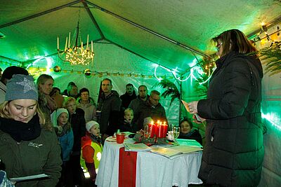 Zum achten Mal lebendiger Adventskalender in Herne-Süd