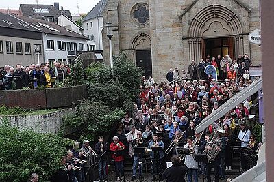 Nightshopping mit Chormusik