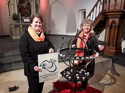 Orange your city: Lutherkirche leuchtete 