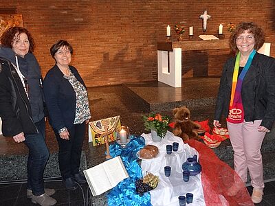 Ökumenisches Agape-Mahl als Höhepunkt