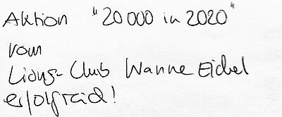 Aktion „21000 in 2021“ im Blick