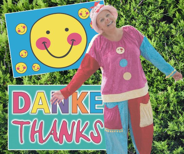 Trotz Maske ein Lächeln verschenken