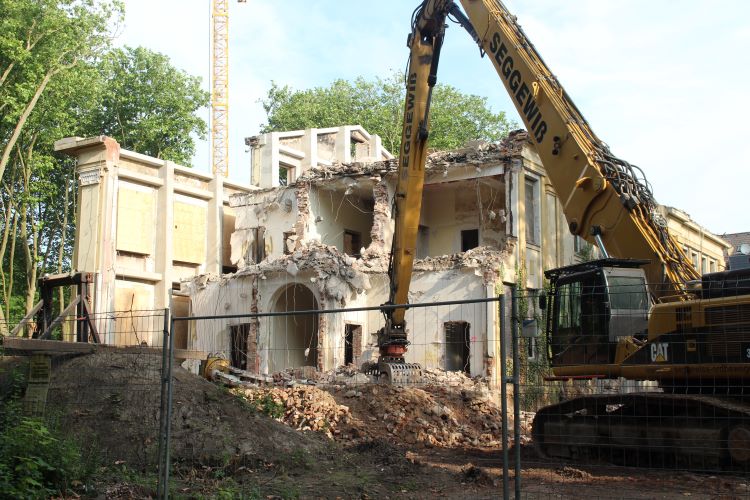 Nur die Fassade bleibt erhalten