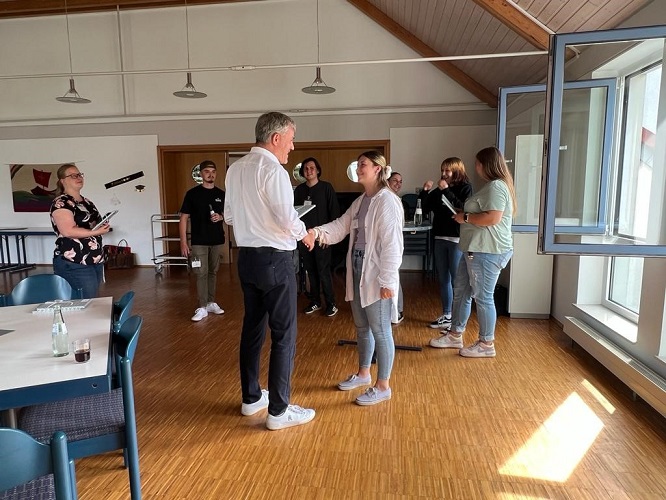 Azubis feierlich verabschiedet