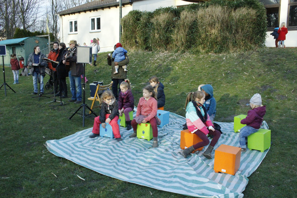 Zum Ausklang feste getrommelt