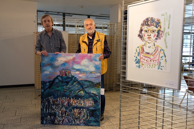 Frank Jäger stellt zum fünften Mal im EvK aus