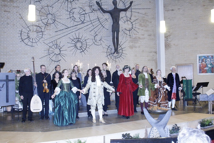 Barockzeit mit Musik und Tanz aufleben gelassen