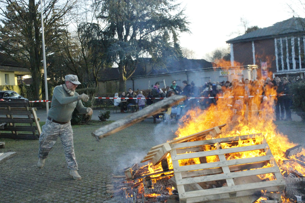 Mit Feuer auch Appetit entfacht