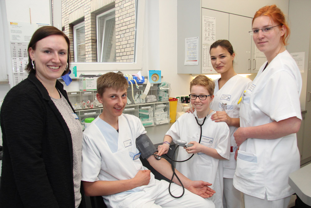 Den Profis über die Schulter geschaut