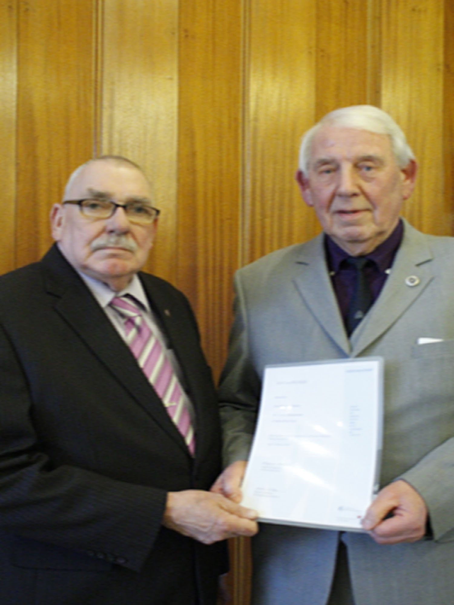 Auszeichnung für 25-jährige Mitgliedschaft