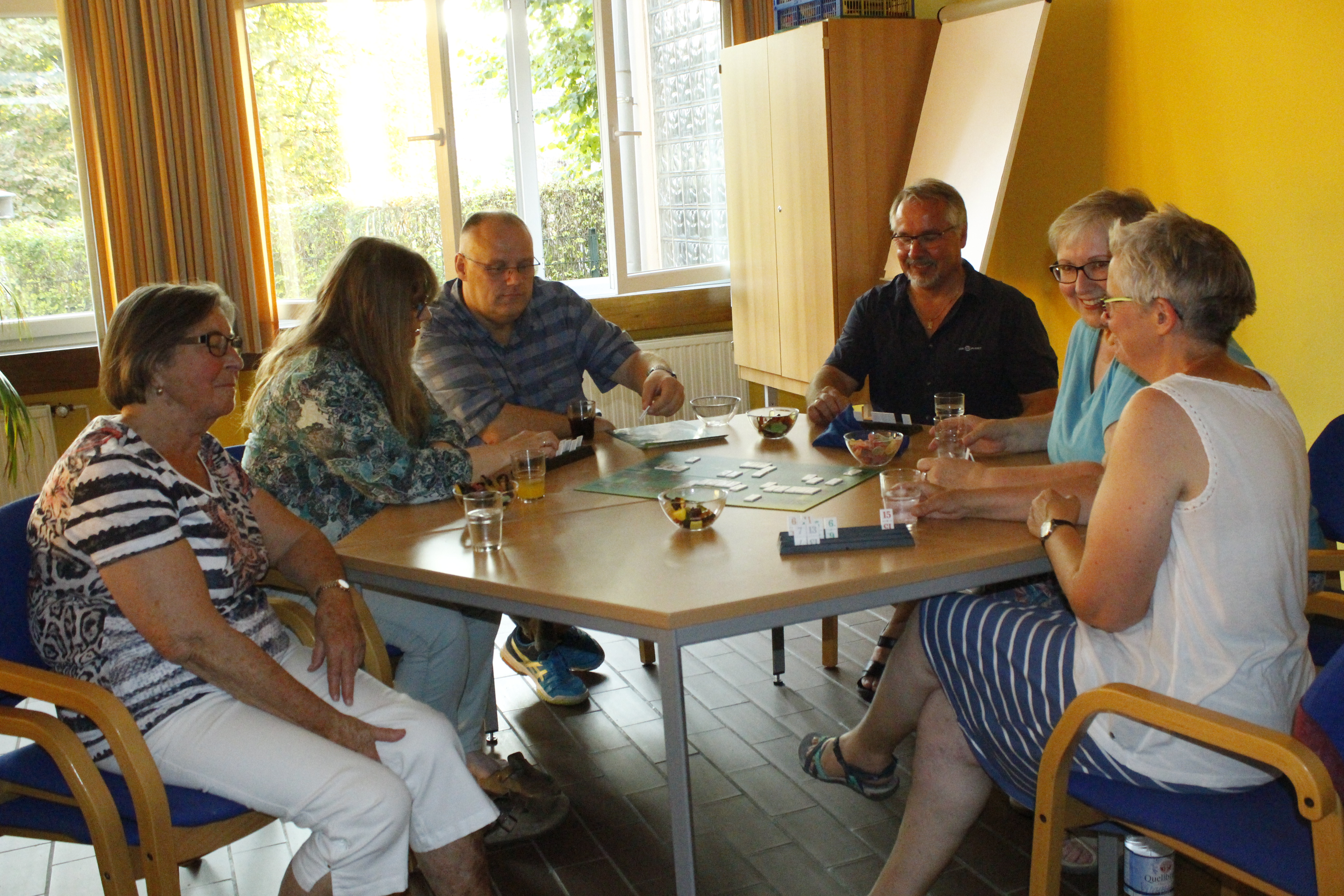 Rollende Würfel im Lutherhaus