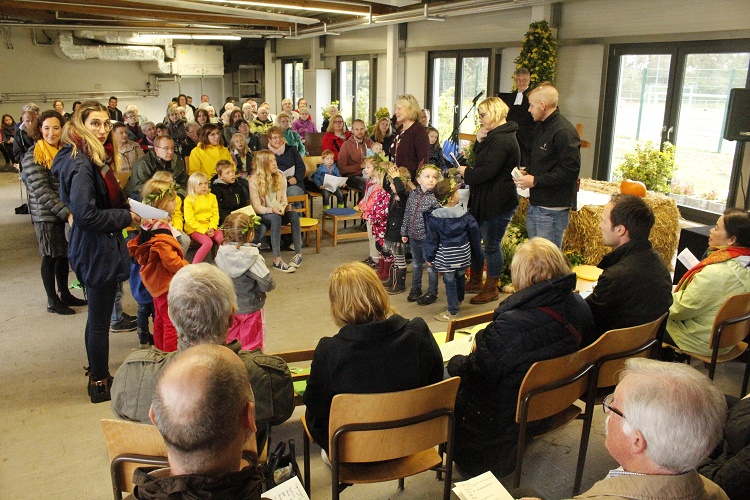 Erntedank im Landwirtschaftsbetrieb