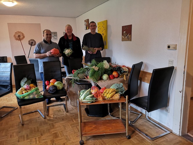 Erntedankgaben ermöglichen gesundes Essen