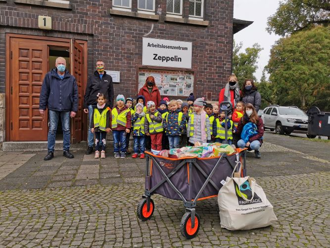 Zweimal Erntedankgaben für das Zeppelin-Zentrum