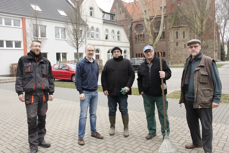 Grüntrupp machte Crange-Wanne frühlingsschön