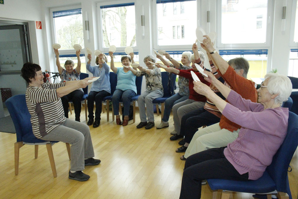 Im Sitzen fit bleiben