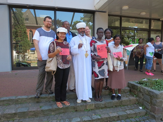 Internationale Gäste beim Eine Welt Zentrum