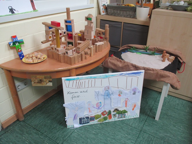 Festessen im Kindercafé