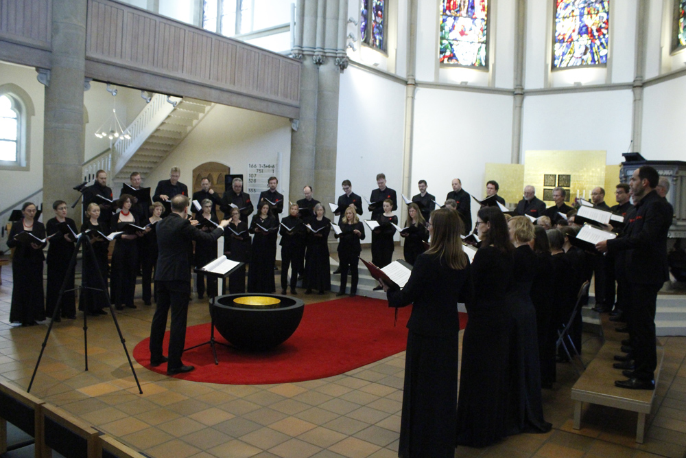 Kölner Kantorei sang in der Kreuzkirche A capella