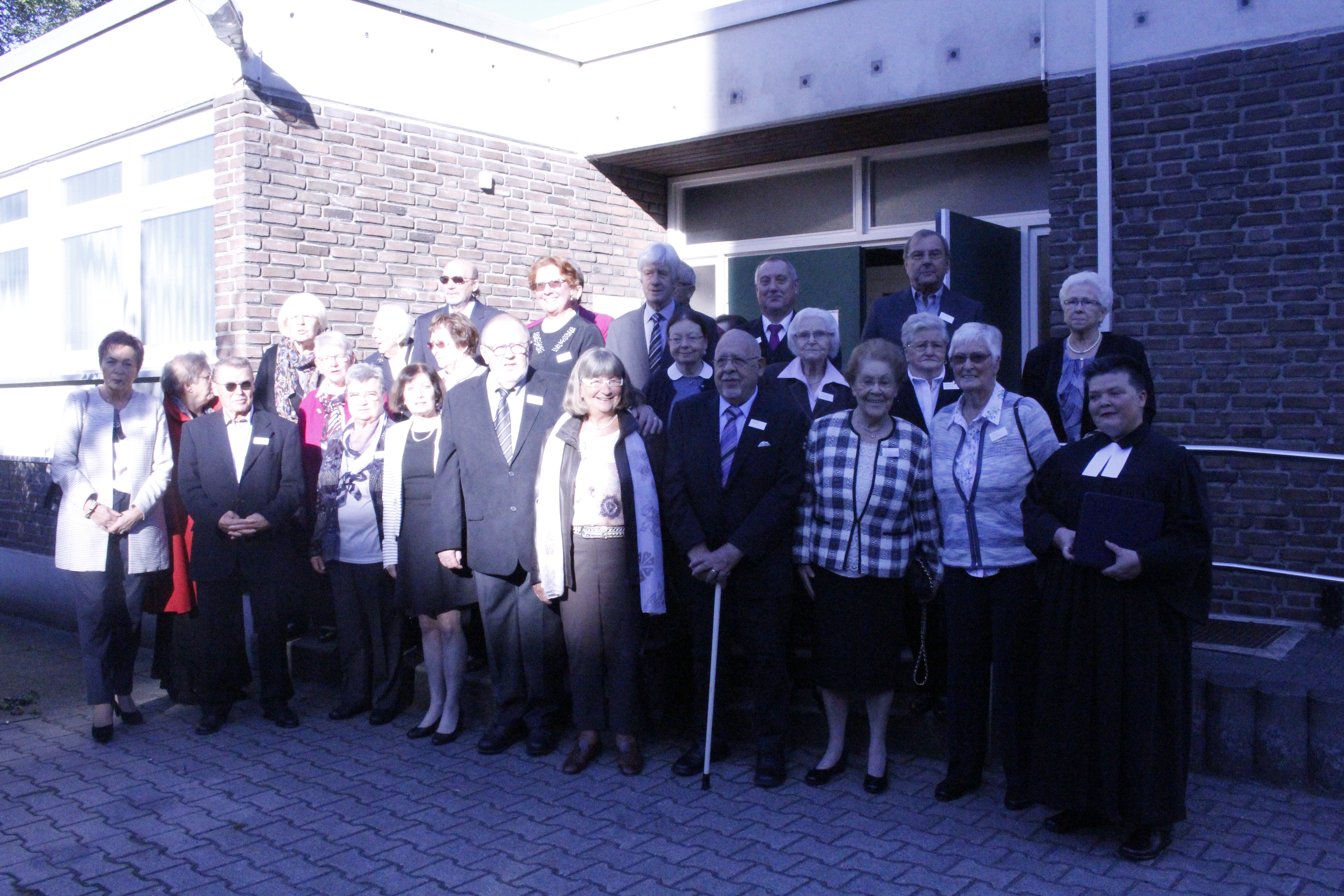 Eine Jubilarin nach 83 Jahren erneut eingesegnet